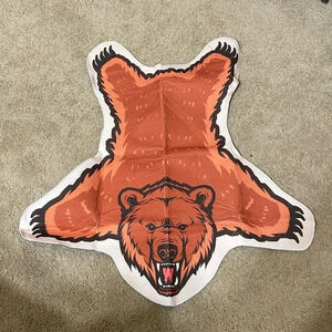 Unbranded Orange Bear Rug for Kids